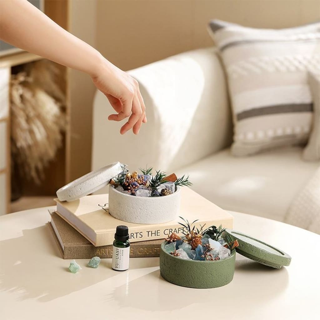 Crystal Stone Diffuser Essential Oil Set