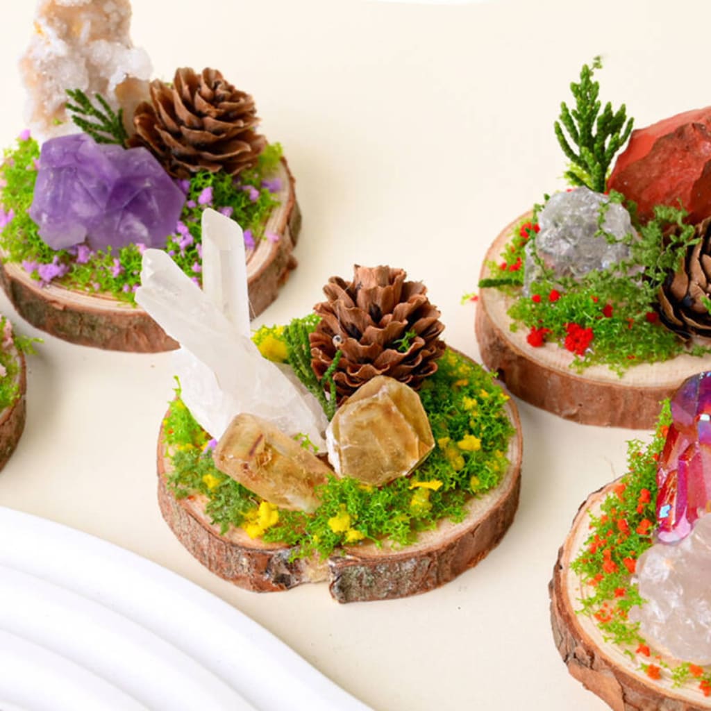 Reiki Crystal Pinecone Ornament Gift