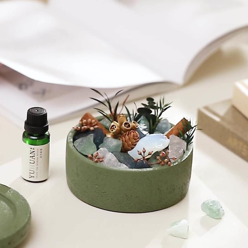 Crystal Stone Diffuser Essential Oil Set